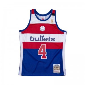 Maillot NBA Chris Webber Washington Bullets 1996-97 Hardwood Classics Mitchell & ness Bleu