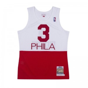 Maillot NBA Allen Iverson Philadelphie Sixers 2003-04 Mitchell & ness Hardwood Classic Blanc RD