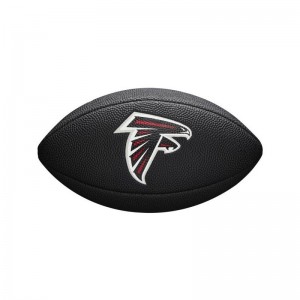 Mini Ballon de Football Américain Wilson NFL team logo Atlanta Falcons Noir