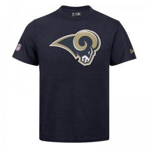T-Shirt NFL Los Angeles Rams New Era Team Logo Bleu marine