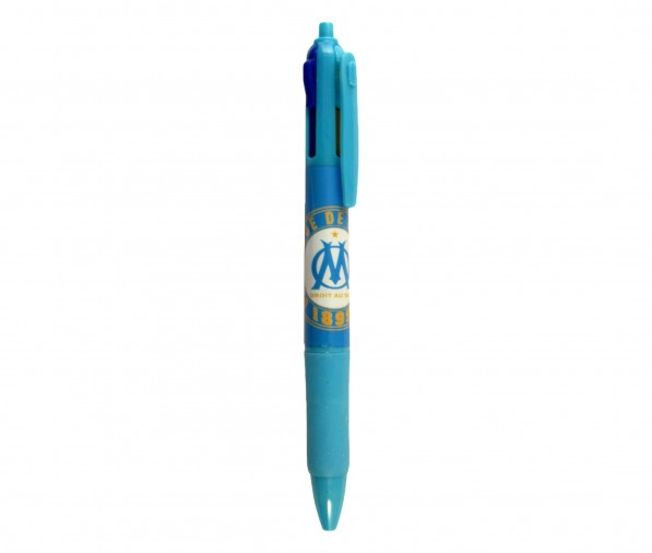 Stylo 4 couleurs OM Bleu