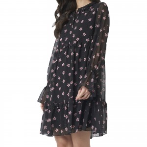 Robe NAKD Floral Print Ruffled Dress