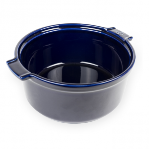 Moule à soufflé en céramique bleu Appolia diamètre 22cm