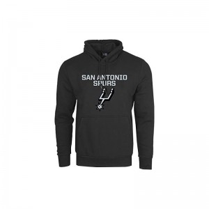 Sweat à Capuche NBA San Antonio Spurs New Era Team logo Noir