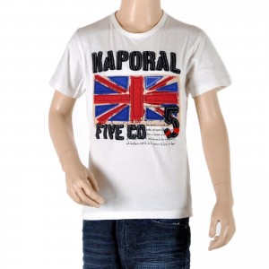 T-Shirt Enfant Kaporal 5 Scape Blanc