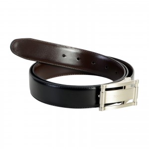 Ceinture Torrente Avec Boite Cadeau Reversible Noir et Marron CM34