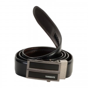 Ceinture Torrente Avec Boite Cadeau Reversible Noir et Marron CM31