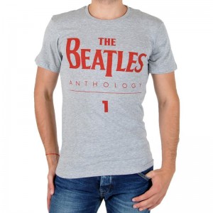Tee Shirt Eleven Paris Beatles Logo TS Gris Chiné
