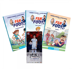 Pack Livres "Fan de Foot" Tomes 1 - 2 - 3 + Carte Dédicacée