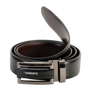 Ceinture Torrente Avec Boite Cadeau Reversible Noir et Marron CM33