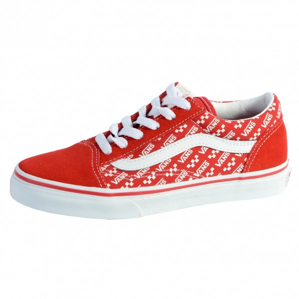 basket vans rouge