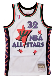 Malone Karl Mitchell & Ness 1995 All Star Swingman Jersey White Star All 