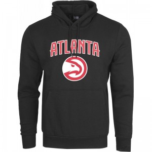 Sweat à Capuche NBA Atlanta Hawks New Era Team logo Noir