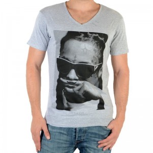 Tee Shirt Eleven Paris Lily M Lil Wayne Gris