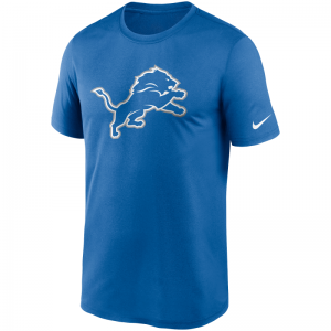 T-shirt NFL Detroit Lions Nike Logo Essential Bleu pour homme