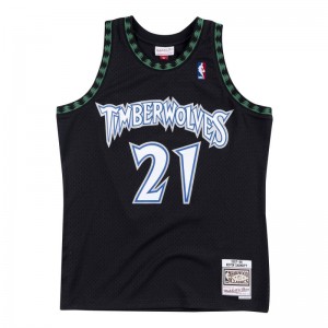 Maillot NBA Kevin Garnett Minnesota Timberwolves 1997-98 Mitchell & ness hardwood classic Noir