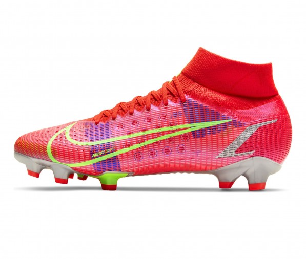 Chaussures de football Nike Mercurial Superfly VIII Pro DF FG Rose Orange