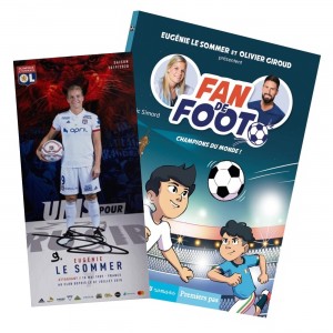 Livre Fan de Foot Tome 5 "Champions du Monde" + Carte Dédicacée