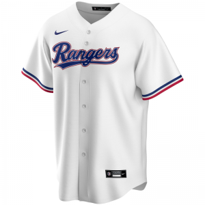 Maillot de Baseball MLB Texas Rangers Nike Replica Home Blanc pour Homme