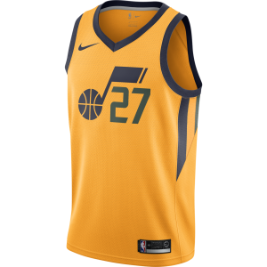 Nike Utah Jazz Statement Swingman Gold Rudy Gobert Jersey