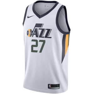 Maillot Nike Utah Jazz Association Swingman Blanc Rudy Gobert