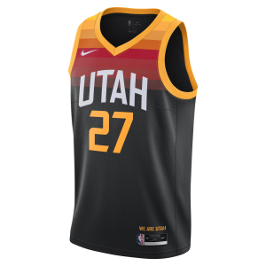 Nike Utah Jazz Black City Edition Swingman Rudy Gobert Junior Jersey