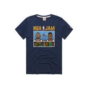 Homage NBA Jam Gobert & Mitchell Tee Navy Primary