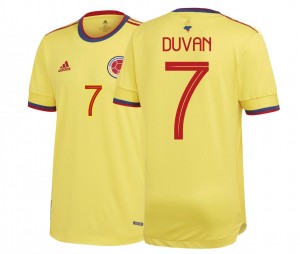 Maillot COLOMBIE AUTH DUVAN 7 HOME 20/21