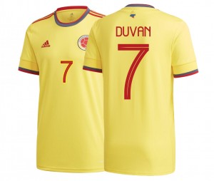 Maillot COLOMBIE DUVAN 7 HOME 20/21