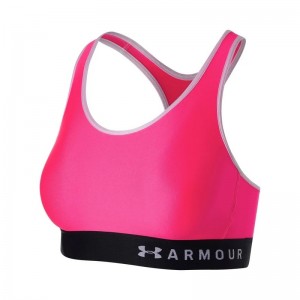 Brassière Under Armour Mid Keyhole Rose