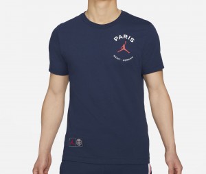 T-shirt Jordan x PSG Logo Bleu