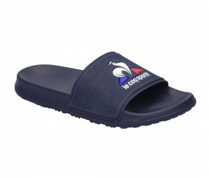 Sandale Le Coq Sportif Slide Logo Bleu