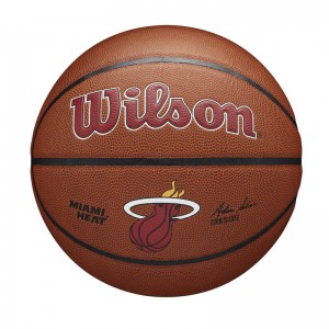 Ballon de Basketball NBA Miami Heat Wilson Team Alliance Exterieur