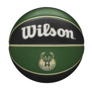 Ballon de Basketball NBA Milwaukee Bucks Wilson Team Tribute Exterieur