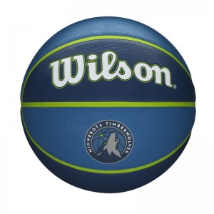 Ballon de Basketball NBA Minnesota Timberwolves Wilson Team Tribute Exterieur