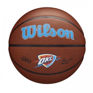 Ballon de Basketball NBA Oklahoma city thunder Wilson Team Alliance Exterieur