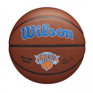 Ballon de Basketball NBA New York Knicks Wilson Team Alliance Exterieur