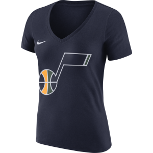  Nike W Essential Logo Stitching Tee Navy Primary 