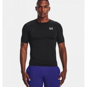 T-shirt de compression à manche courte Under Armour HeatGear Noir pour homme