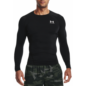 Maillot de compression à manches longues Under Armour Heatgear Noir pour homme