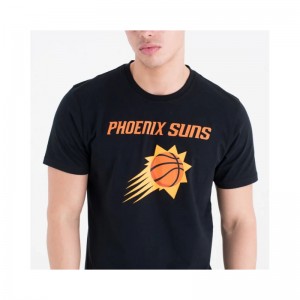 T-Shirt NBA Phoenix suns New Era Team logo Noir