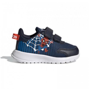 Chaussure adidas Marvel Tensaur Run "Spiderman" bleu pour bébé