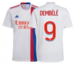 Maillot OL Domicile Dembélé 2021/2022