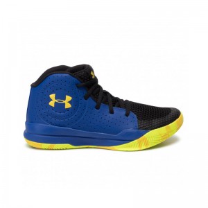 Chaussure de Basket Under Armour Jet Mid 2019 Bleu pour junior