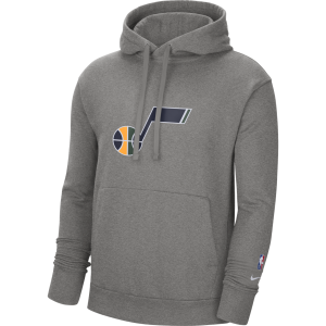  Nike Earned Pullover Logo Essential Hood Gray Primary 