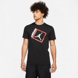 T-shirt Jordan Jumpman Box Noir pour homme
