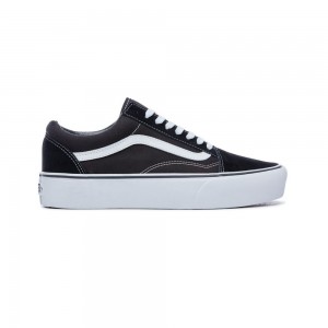 Baskets Vans Old Skool Platform Black / White