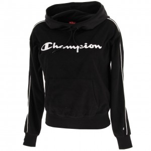 Hooded  sw  w  noir