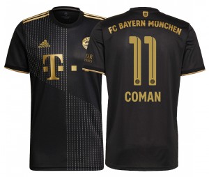 Maillot Bayern Munich Extérieur Coman 2021/2022