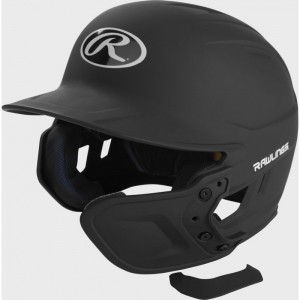 Protection joue pour casque de Baseball Rawlings Noir